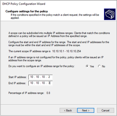 IP address input field.