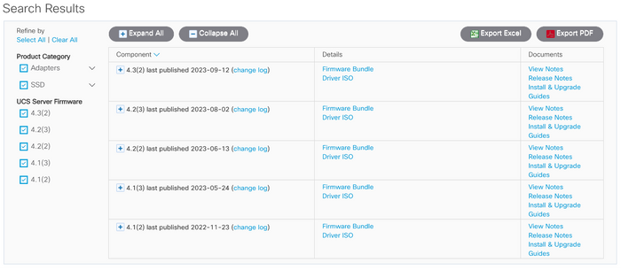 Compatibility tool results