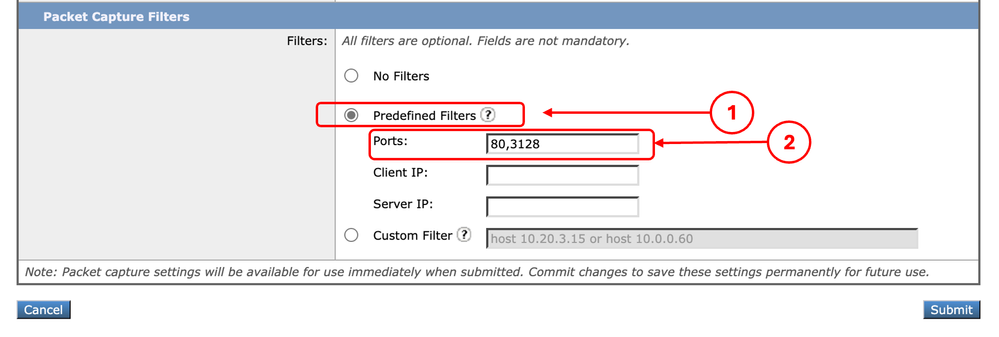 Filter by Port Number