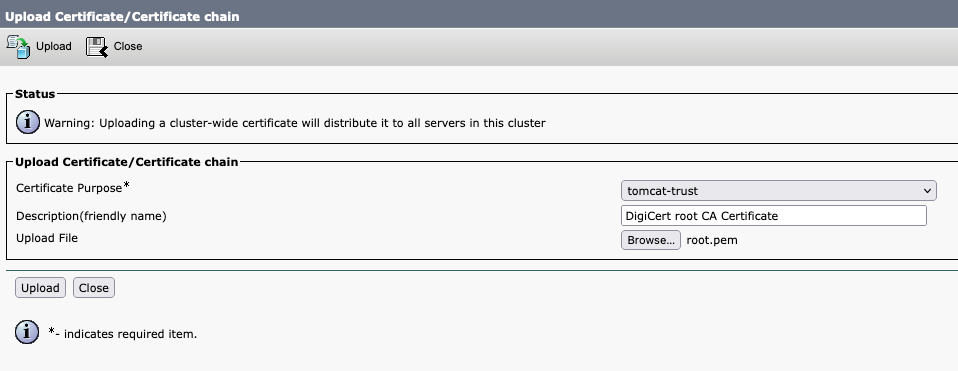 CUCM-Tomcat-Trust-Upload