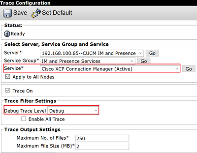 cisco XCP Connection Manager