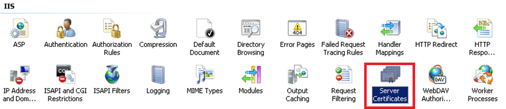 SSO with CUCM and AD FS - Troubleshoot Dotless Certificate - Click Server Certificates