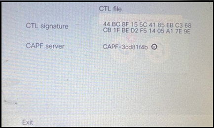 CTL File on the Phone