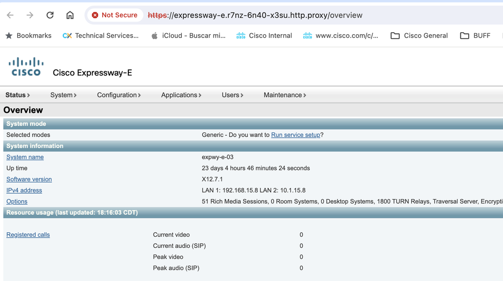 Radkit HTTP Proxy - Expressway-E