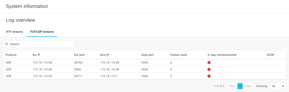 Log Analyzer PCAP TCP UDP Streams