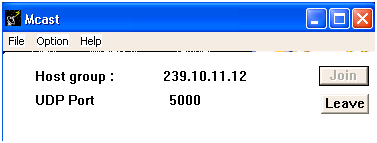 Mcast Host Group and UDP Port