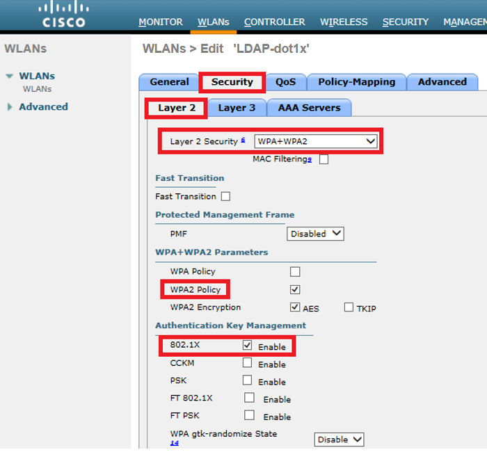 Configurar GUI de WLC