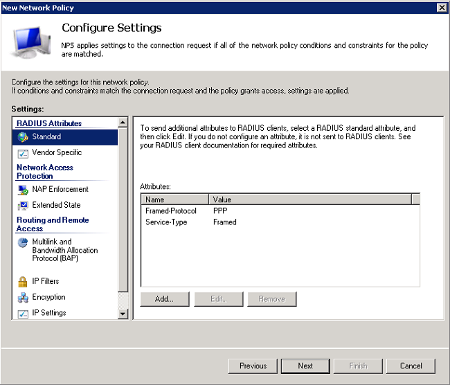 Completing New Network Policy