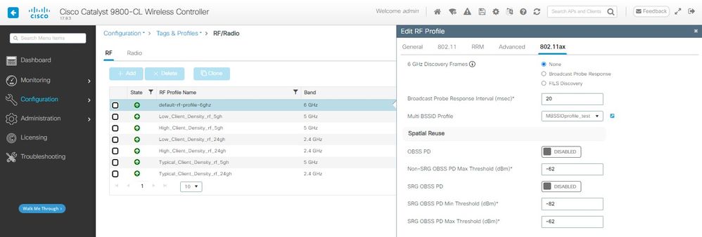 MBSSID-RFprofile