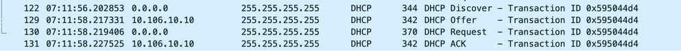 Client End Packet Capture