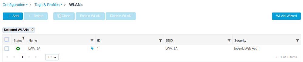 Created WLAN