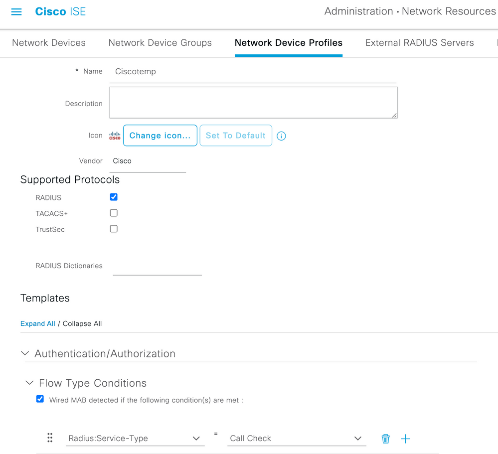 GUI de configuração