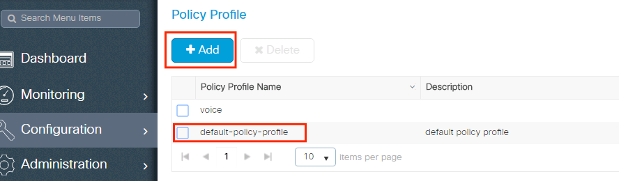 Policy Profile