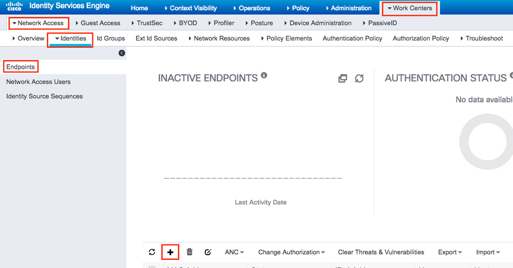 Creating a New Endpoint on ISE