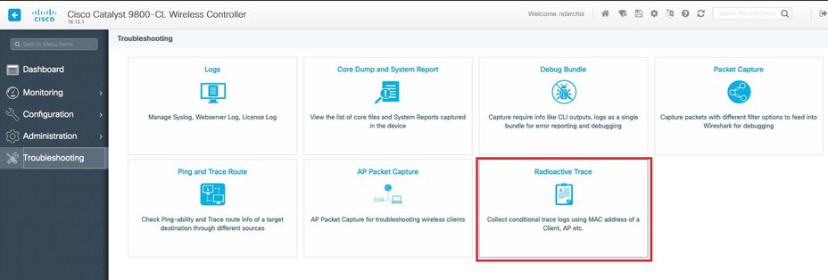 Troubleshooting page