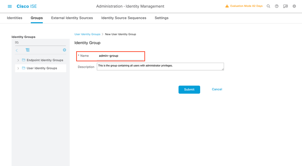 Radius - ISE - New User Identity Group