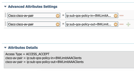 ISE Authorization Result