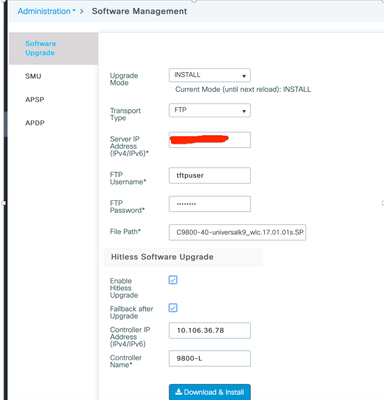 GUI - Software Management