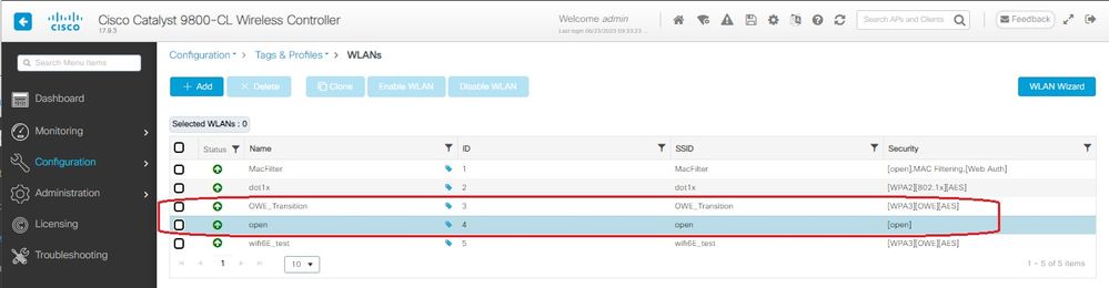 LEAD移行モードWLAN