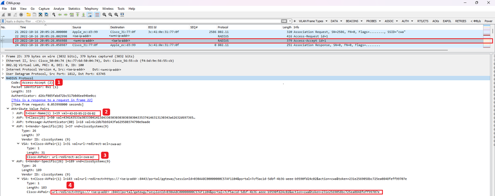 Analysis of Access-Accept Packet