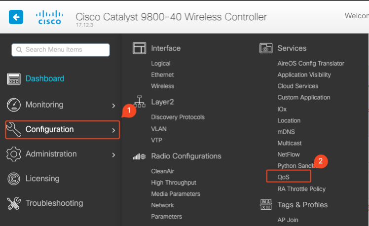 QoS Workflow