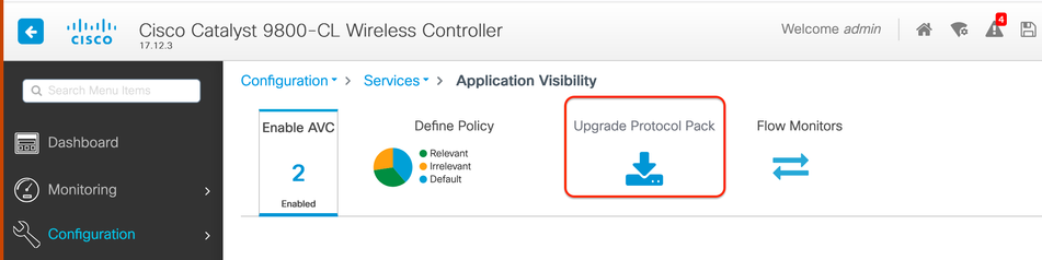 Upload Protocol Section in 9800 WLC