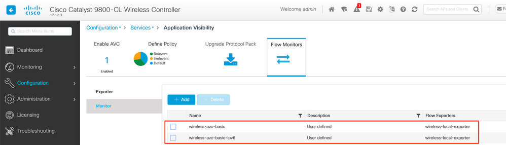 Flow Monitor Configuration with Local NetFlow Collector