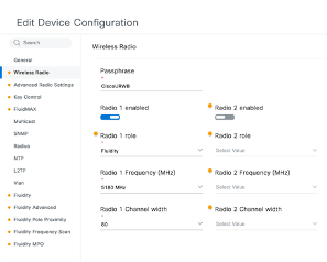 Configuration Window