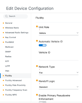 Configuration Window