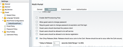 Clique em VLAN DHCP Release