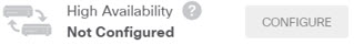 High Availability group before HA is configured.