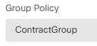 Selecting the group policy in the connection profile.