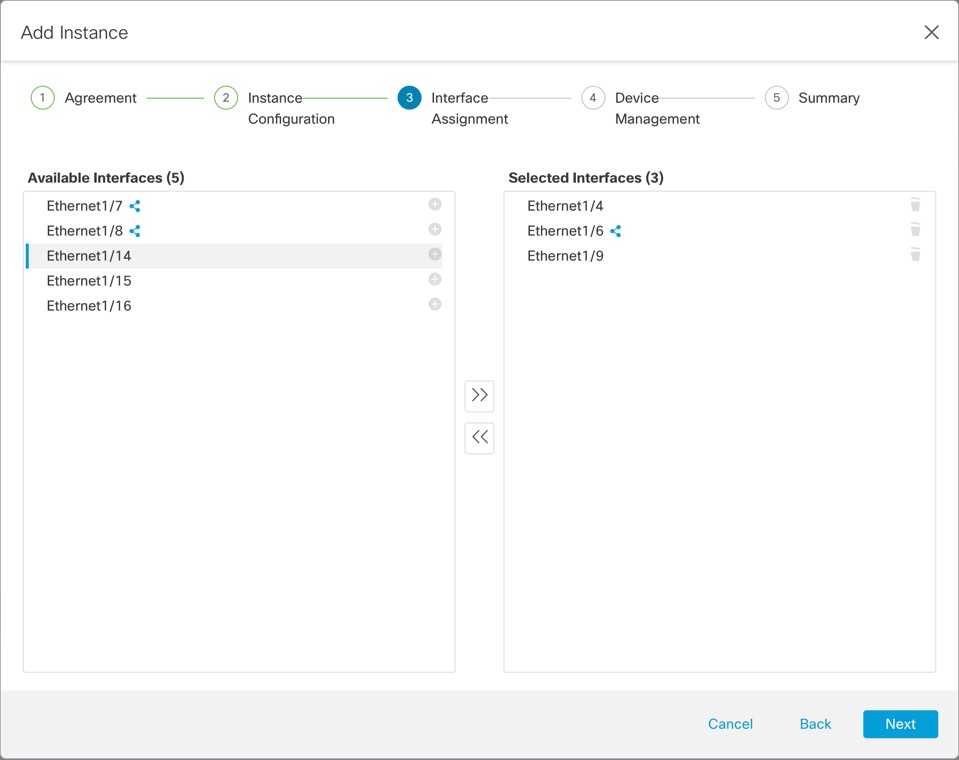 Interface Assignment