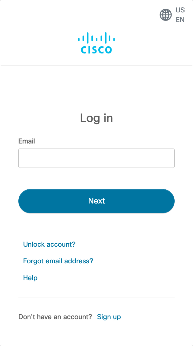 The Log in window displays the Email field.