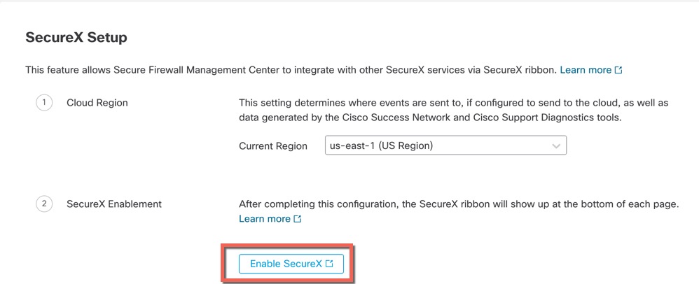 Enable SecureX