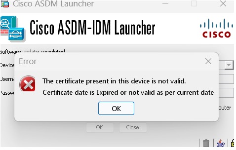 Certificate Not Valid