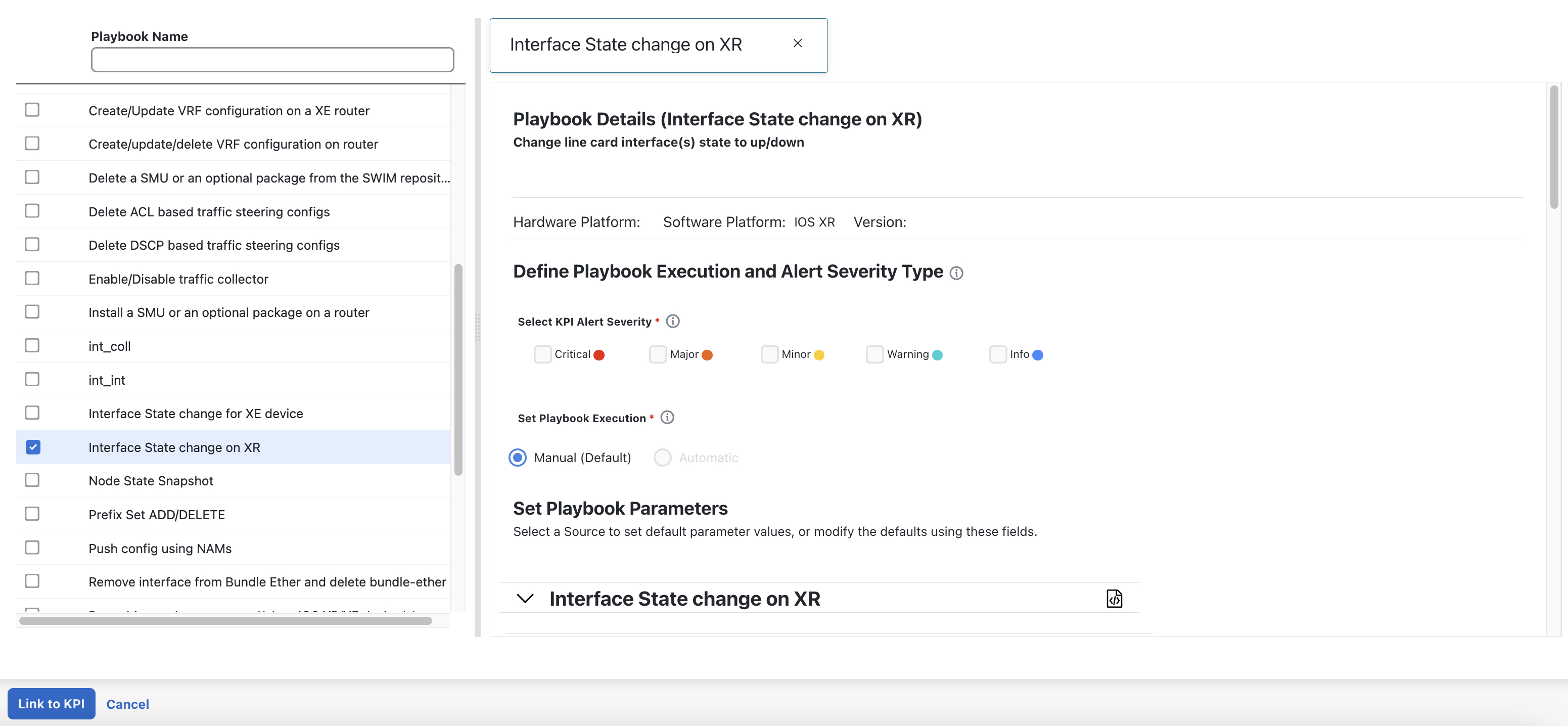 Example: Specifying Parameter Value Sources for a Linked Playbook