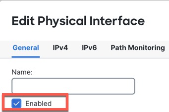 Enable the Cluster Control Link Interface