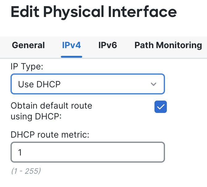 Set Outside IP Address