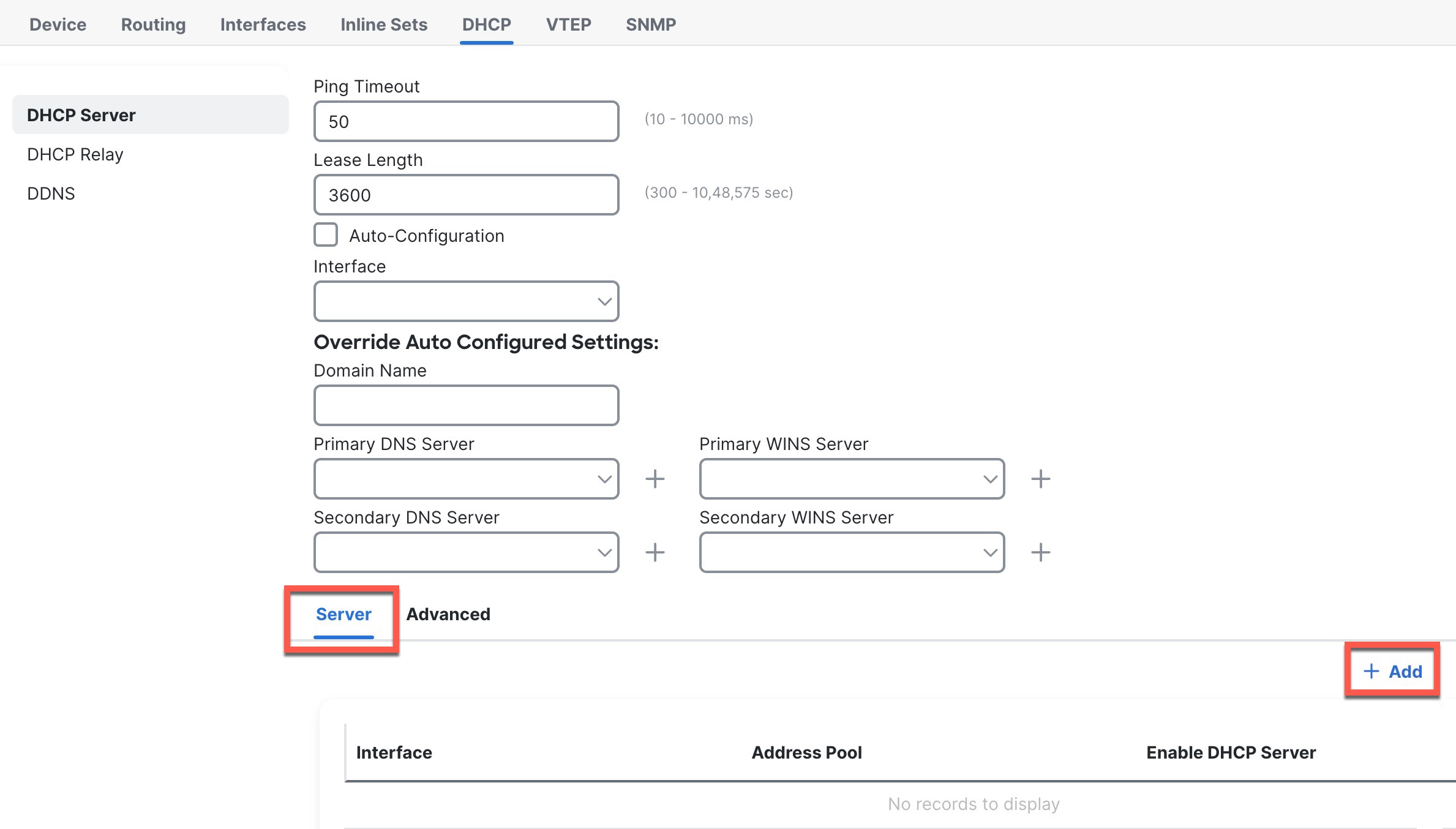 DHCP Server