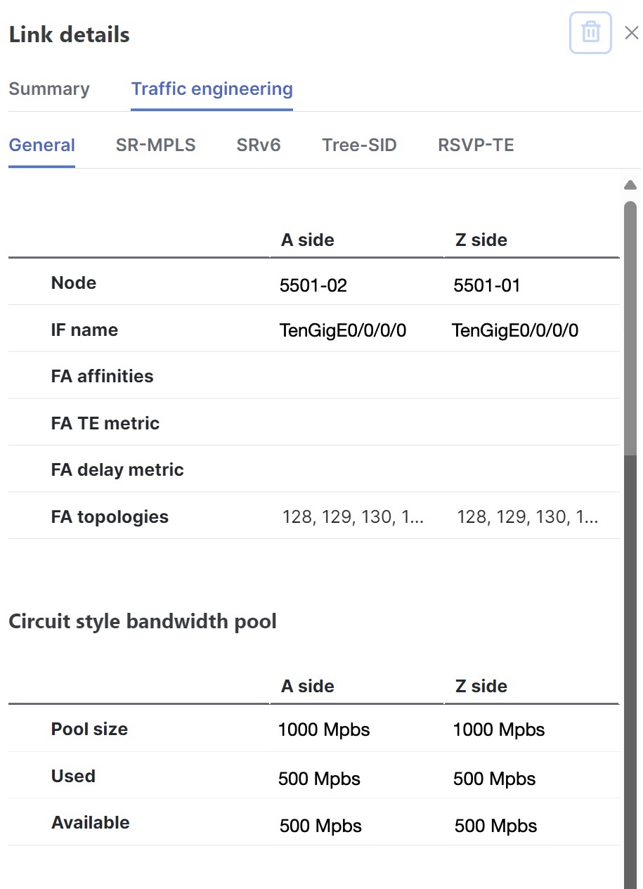 CS-SR Policy 500 Mbps Up