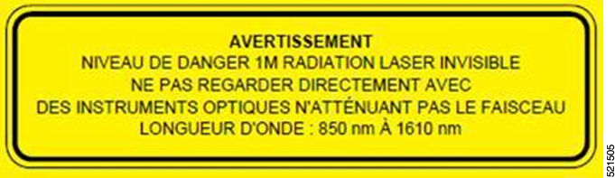 Class 1M Laser Product Label