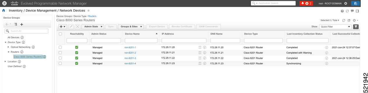 Network device pane