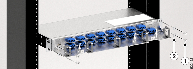 Installing the Mounting Bracket on a 19-inch Rack