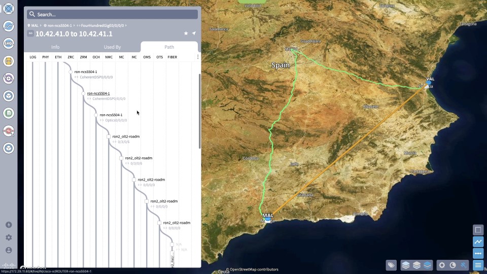 Multi-layer Path in 3D Explorer