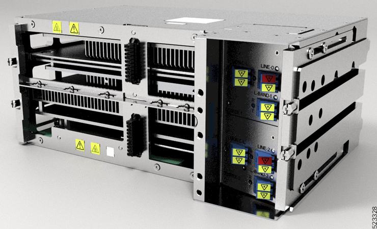 Perspective View of E-ILA-2R-C Line Card